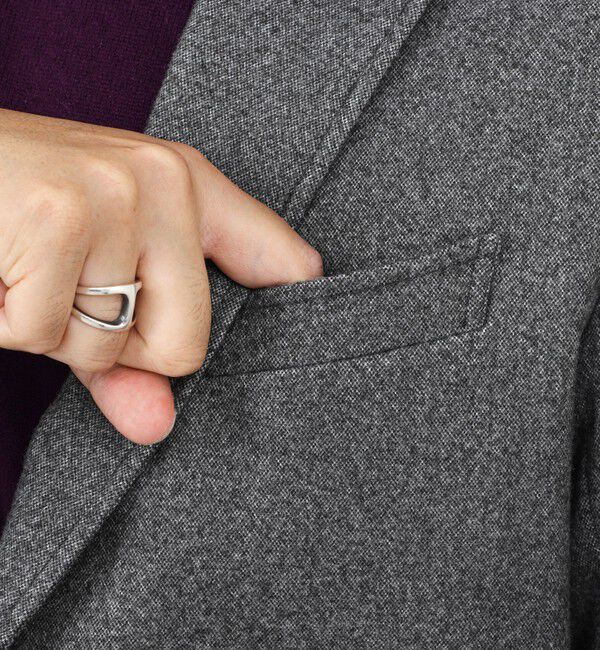 NOLLEY'S goodman「《セットアップ対応》【Active Jersey】ホームスパン ストレッチイージーJK」|テーラードジャケット|