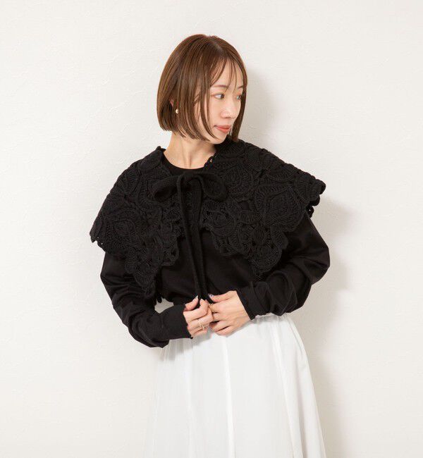 NOLLEY'S「【enrica/エンリカ】レース編みケープボレロ」|その他|