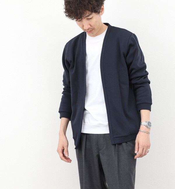 NOLLEY'S goodman「【ACTIVE SECT】《限定展開》接結ボタンレスカーディガン 25AW」|カーディガン|