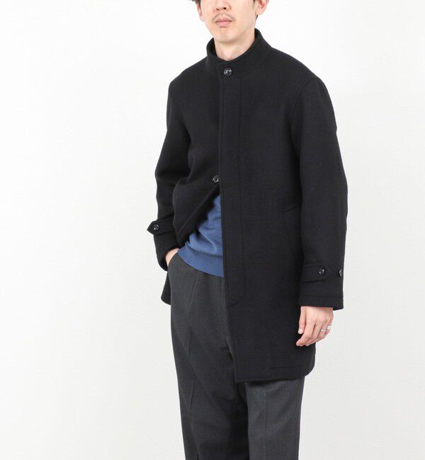 NOLLEY'S goodman「《ビジカジ対応》尾州ビーバースタンドカラーコート 25AW」|その他|