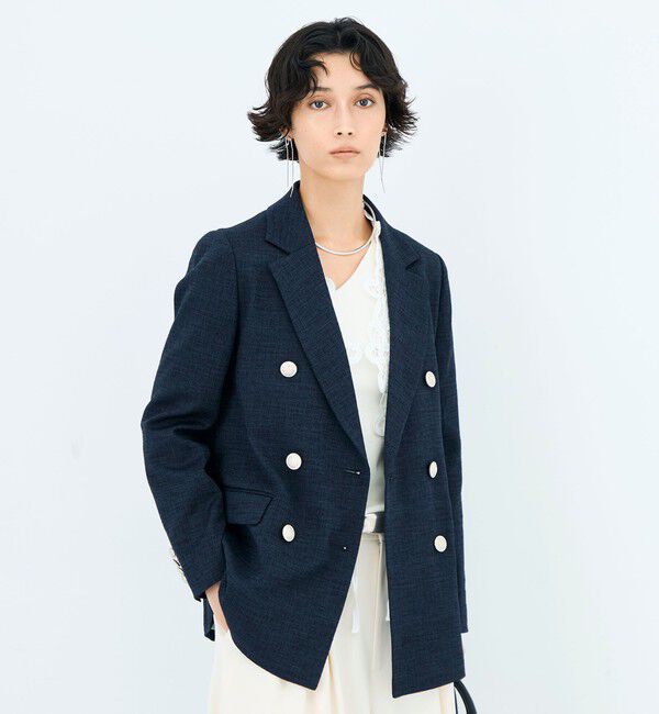NOLLEY'S「スラブダブルジャケット」|テーラードジャケット|