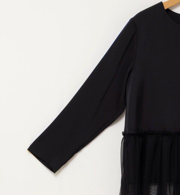 NOLLEY'S「ウォッシャブルオトナサテンペプラムブラウス」|シャツ・ブラウス|