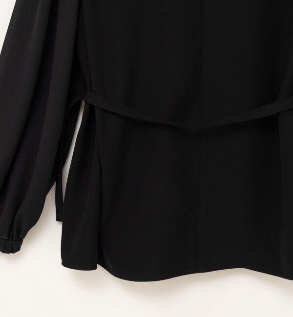 NOLLEY'S「《セットアップ対応》ウォッシャブルダブルクロスブラウス」|シャツ・ブラウス|