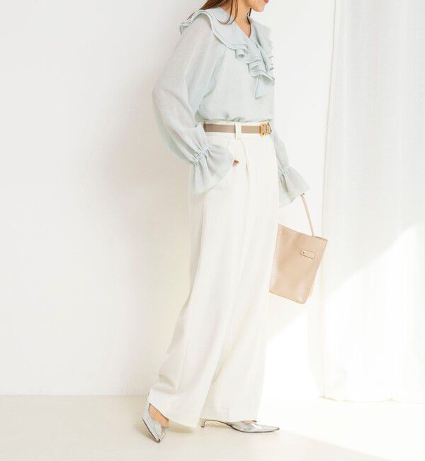 NOLLEY'S「ウォッシャブルドライツイルワイドパンツ」|その他|