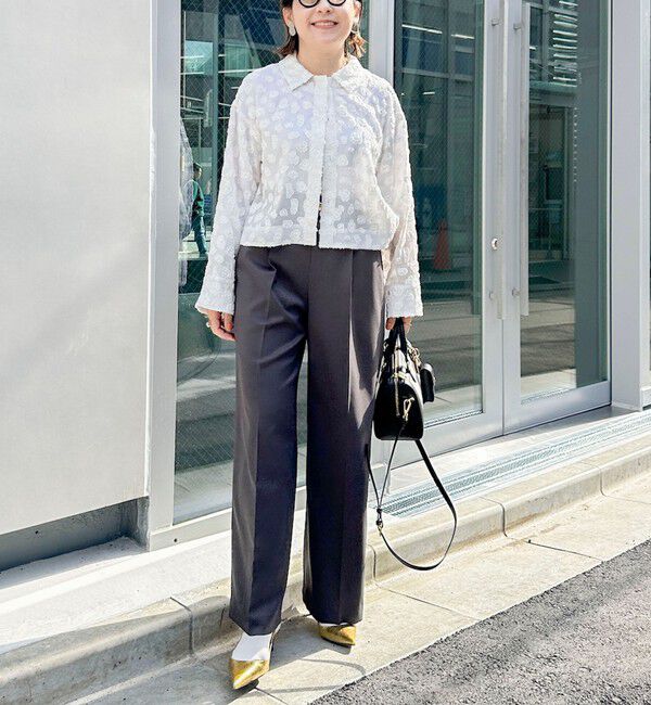 NOLLEY'S「ウォッシャブルドライツイルワイドパンツ」|その他|