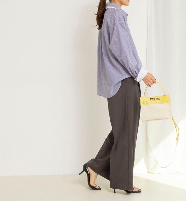 NOLLEY'S「ウォッシャブルドライツイルワイドパンツ」|その他|