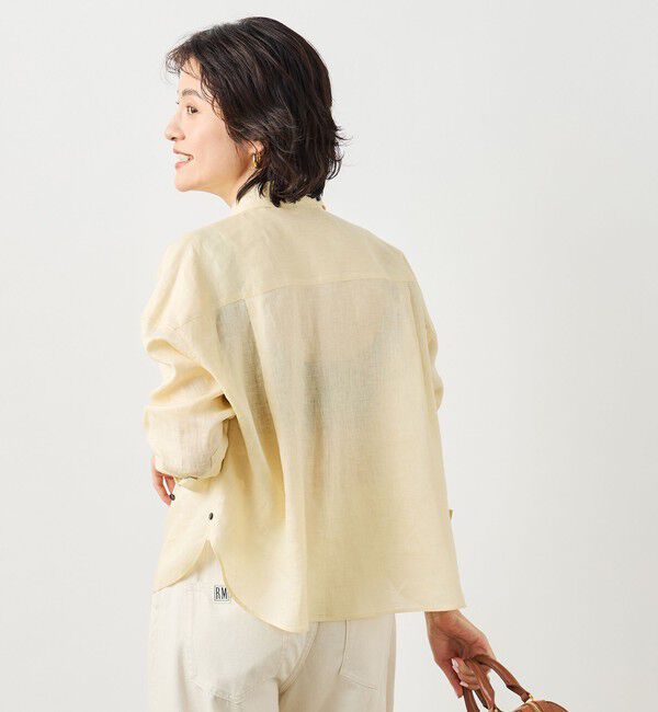 NOLLEY'S「MY STANDARD マルチWAYリネンショートシャツ」|シャツ・ブラウス|