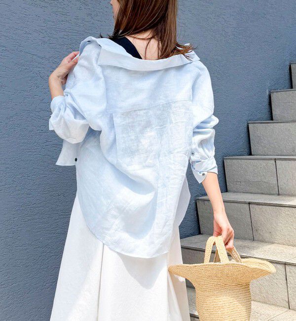 NOLLEY'S「MY STANDARD マルチWAYリネンショートシャツ」|シャツ・ブラウス|