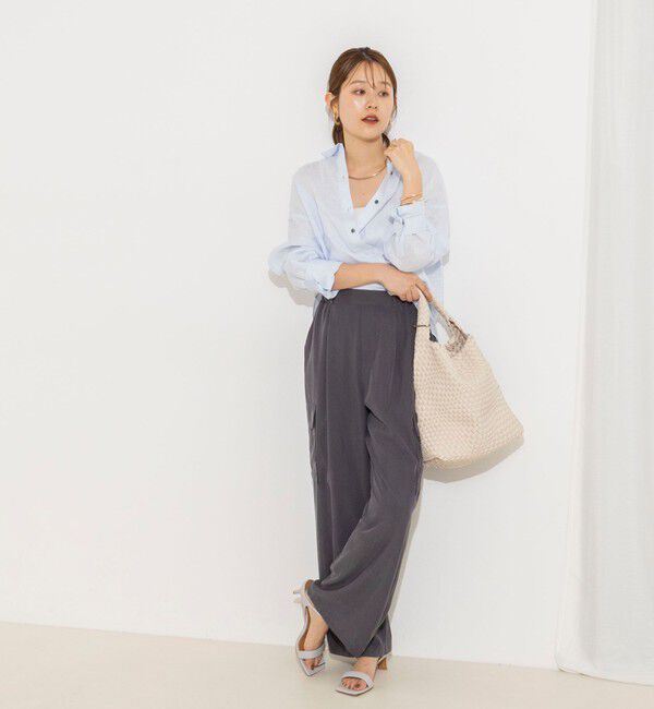 NOLLEY'S「MY STANDARD マルチWAYリネンショートシャツ」|シャツ・ブラウス|