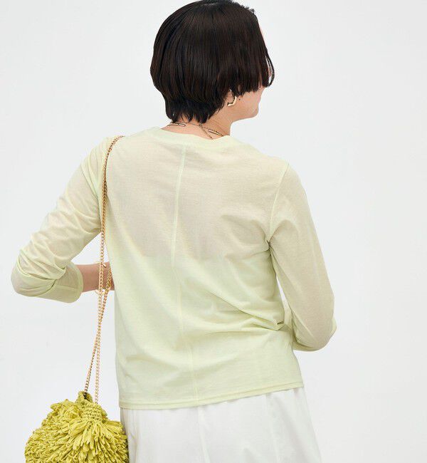 NOLLEY'S「ウォッシャブル綿ナイロンシアーロンＴ」|Tシャツ・カットソー|