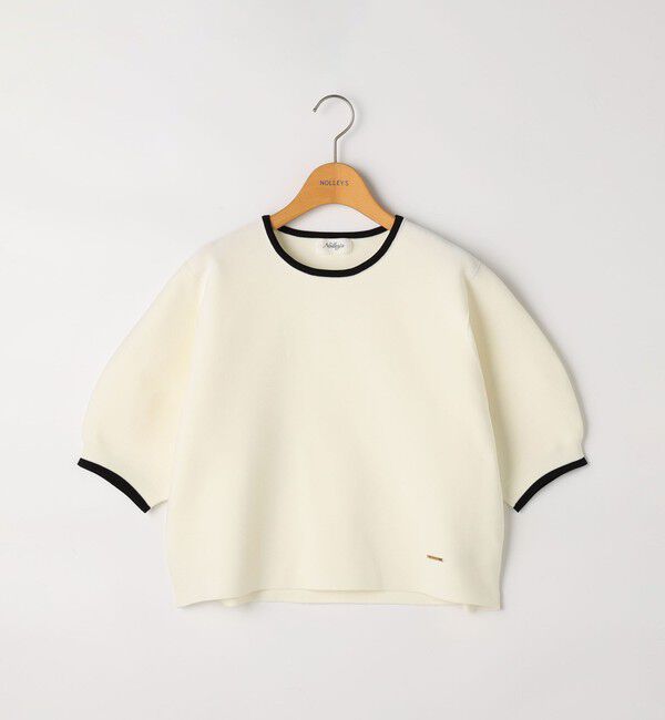 NOLLEY'S「《手洗い可能》ホールガーメントパフスリーブニットＴ」|ニット・セーター|