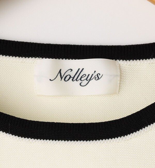 NOLLEY'S「《手洗い可能》ホールガーメントパフスリーブニットＴ」|ニット・セーター|