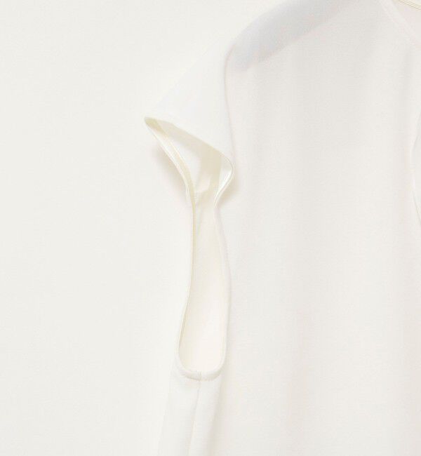 NOLLEY'S sophi「ウォッシャブルストレッチジョーゼットフロントラッフルブラウス」|シャツ・ブラウス|