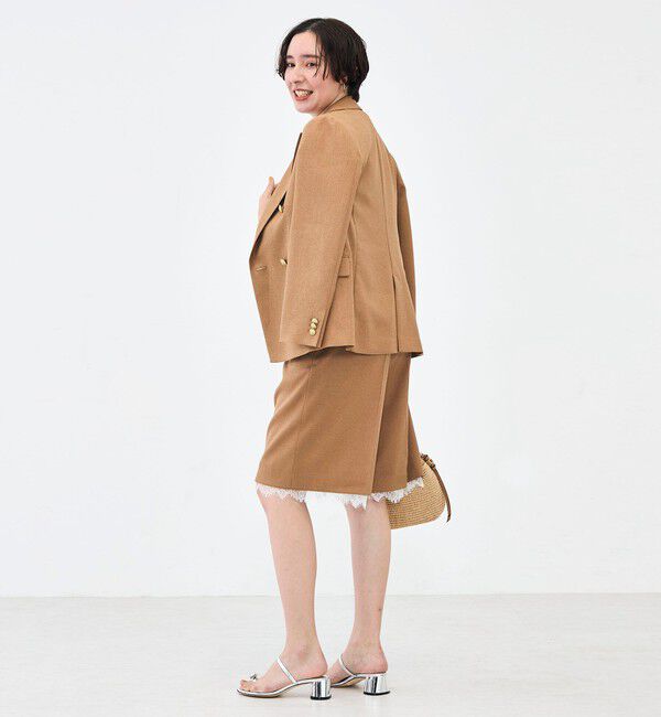 NOLLEY'S「《セットアップ対応》ウォッシャブルハイスペック麻調2WAYハーフパンツ」|その他|