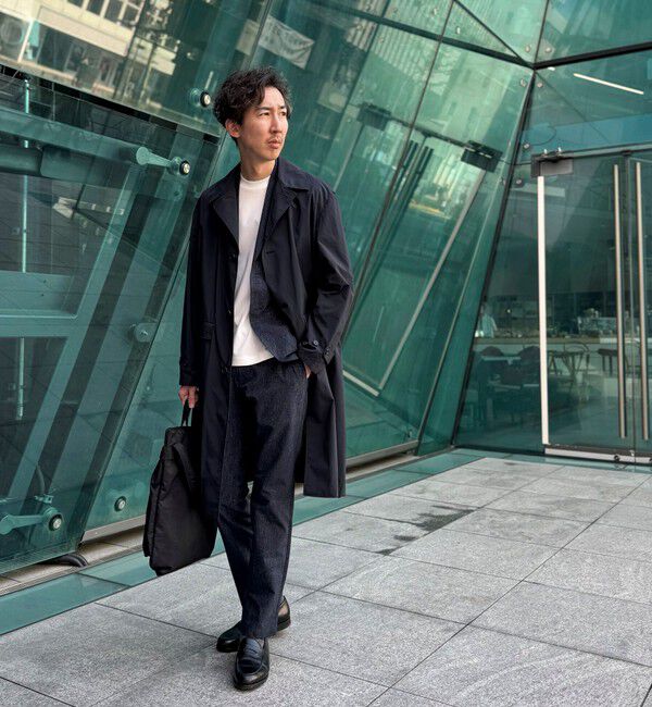 NOLLEY'S goodman「《ビジカジ対応》【ダントツ撥水】ステンカラーコート 26SS」|ステンカラーコート|