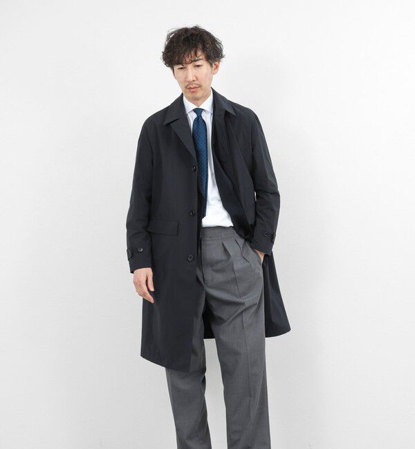 NOLLEY'S goodman「《ビジカジ対応》【ダントツ撥水】ステンカラーコート 26SS」|ステンカラーコート|