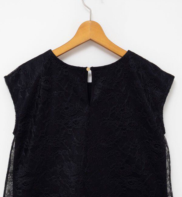 NOLLEY'S「ウォッシャブルレースレイヤードブラウス」|シャツ・ブラウス|