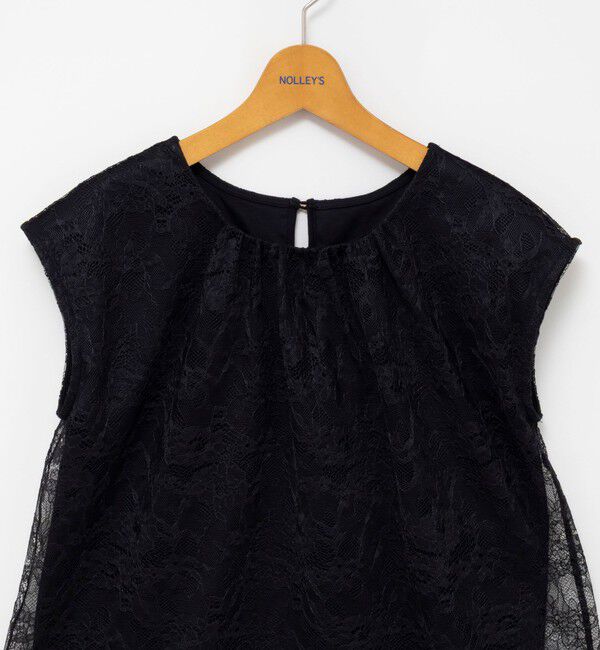 NOLLEY'S「ウォッシャブルレースレイヤードブラウス」|シャツ・ブラウス|