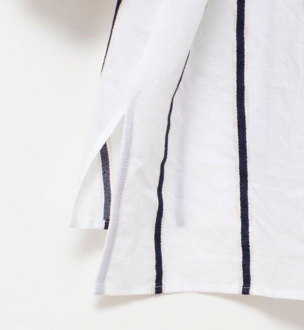 NOLLEY'S「ウォッシャブルドビーストライプブラウス」|シャツ・ブラウス|