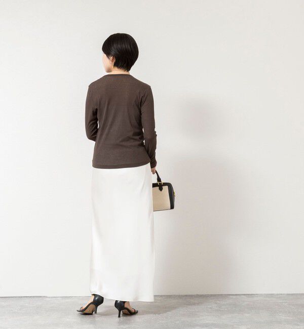 NOLLEY'S sophi「ウォッシャブルorganicコットンシアーテレコロンＴ」|Tシャツ・カットソー|