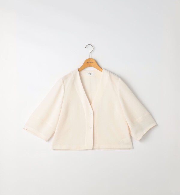 NOLLEY'S「ウォッシャブルヴィンテージメッシュカーディガン」|ブルゾン・スタジャン|