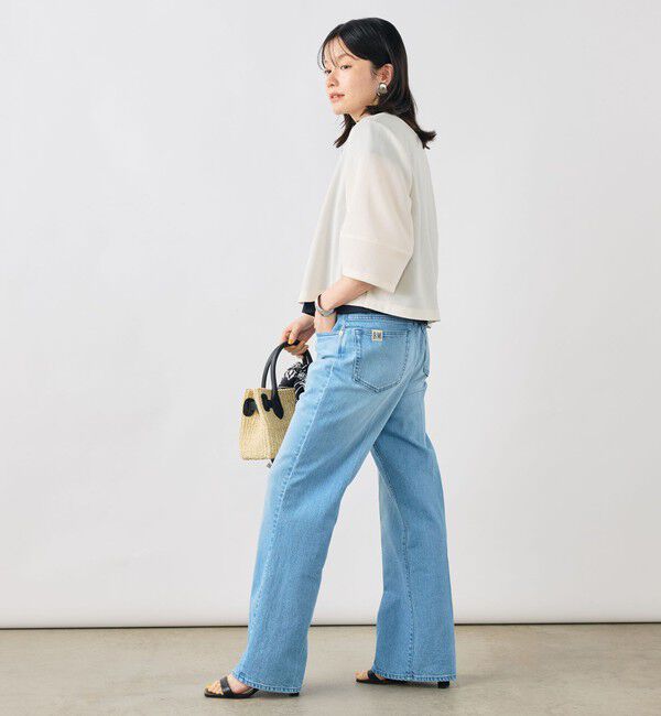 NOLLEY'S「ウォッシャブルヴィンテージメッシュカーディガン」|ブルゾン・スタジャン|