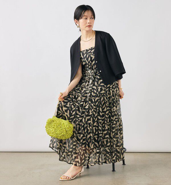 NOLLEY'S「ウォッシャブルヴィンテージメッシュカーディガン」|ブルゾン・スタジャン|