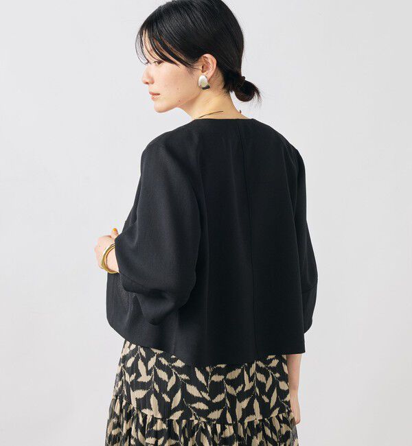 NOLLEY'S「ウォッシャブルヴィンテージメッシュカーディガン」|ブルゾン・スタジャン|