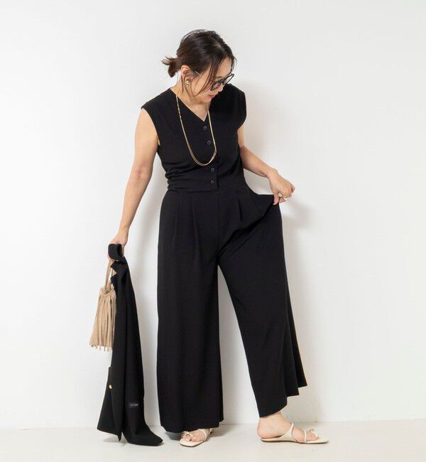 NOLLEY'S sophi「ウォッシャブルエアリージョーゼットオールインワン」|オールインワン|