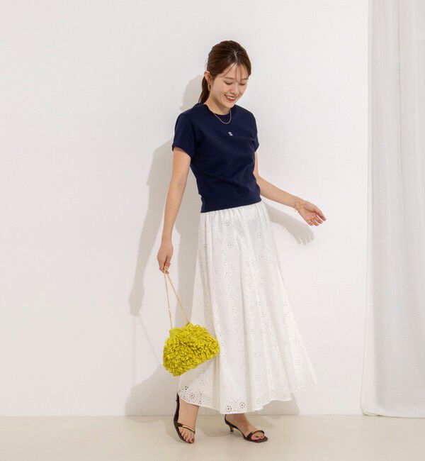 NOLLEY'S「【nolnol/ノルノル】ウォッシャブルクルーネックTee」|Tシャツ・カットソー|