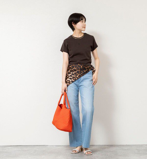 NOLLEY'S「【nolnol/ノルノル】ウォッシャブルクルーネックTee」|Tシャツ・カットソー|