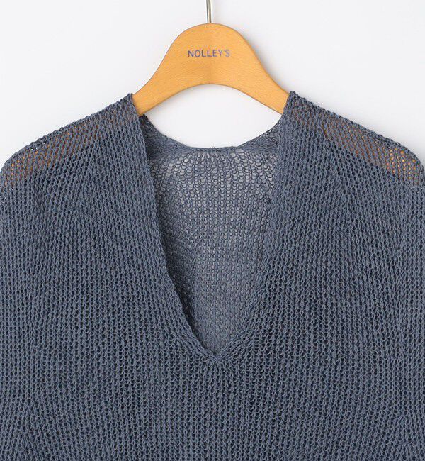NOLLEY'S「《手洗い可能》ストローヤーンホールガーメントベスト」|ニット・セーター|