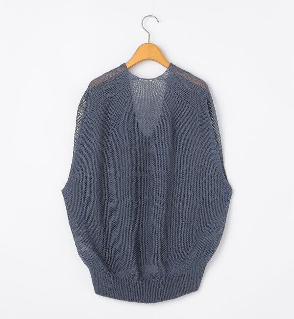 NOLLEY'S「《手洗い可能》ストローヤーンホールガーメントベスト」|ニット・セーター|