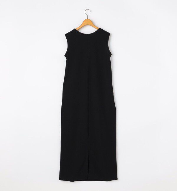 NOLLEY'S「《アンサンブル対応》ウォッシャブルイージーケアカノコノースリーブヘンリーネックワンピース」|ワンピース|