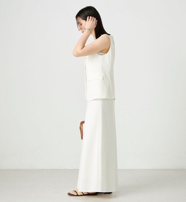 NOLLEY'S sophi「《セットアップ対応》ウォッシャブルドライシャンタンナロースカート」|スカート|
