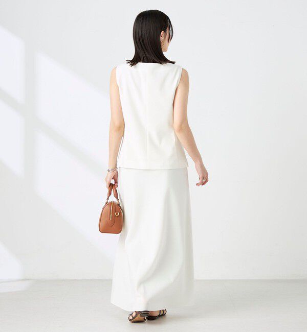 NOLLEY'S sophi「《セットアップ対応》ウォッシャブルドライシャンタンナロースカート」|スカート|