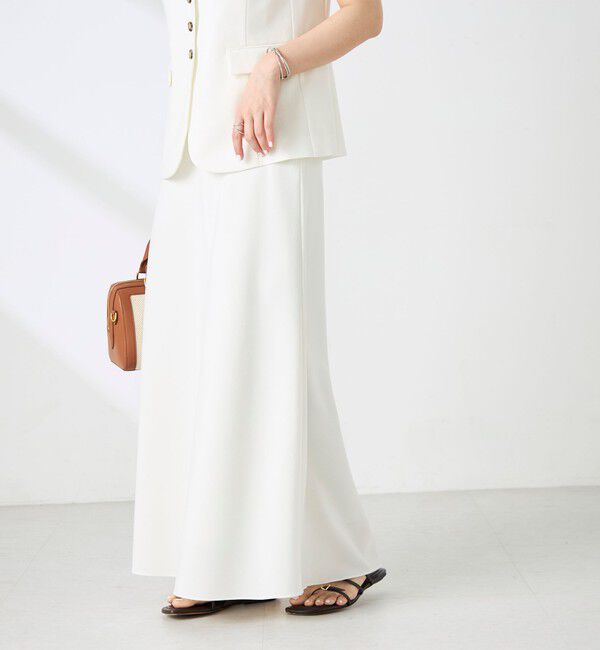 NOLLEY'S sophi「《セットアップ対応》ウォッシャブルドライシャンタンナロースカート」|スカート|