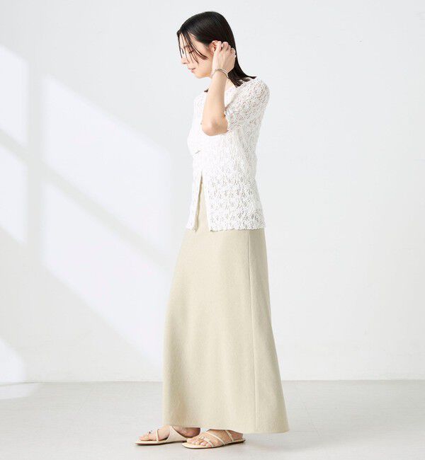 NOLLEY'S sophi「《セットアップ対応》ウォッシャブルドライシャンタンナロースカート」|スカート|