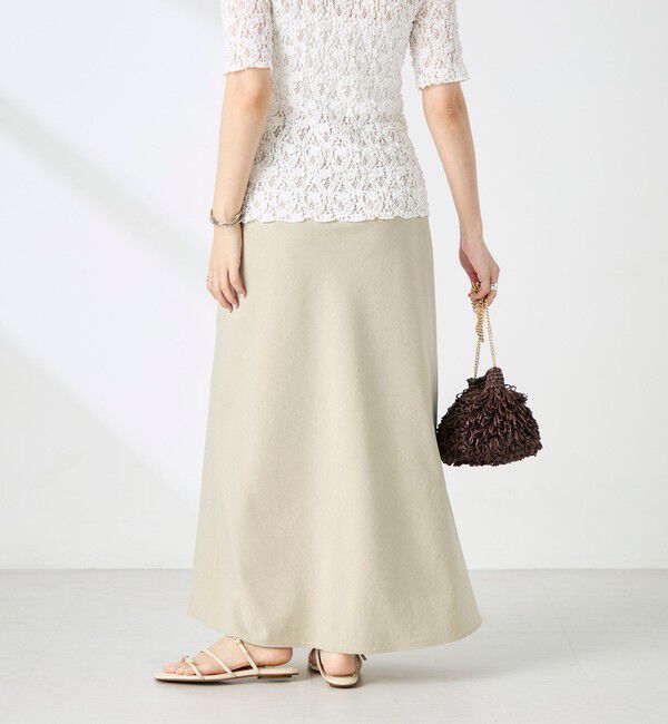 NOLLEY'S sophi「《セットアップ対応》ウォッシャブルドライシャンタンナロースカート」|スカート|