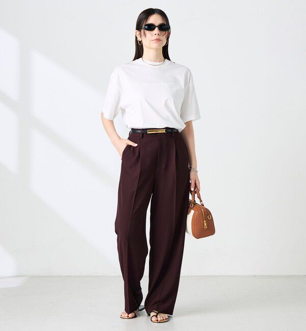 NOLLEY'S sophi「ウォッシャブル72/2超長綿オーバーサイズT」|Tシャツ・カットソー|