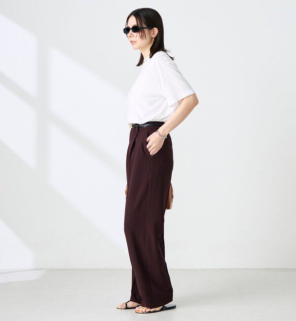 NOLLEY'S sophi「ウォッシャブル72/2超長綿オーバーサイズT」|Tシャツ・カットソー|