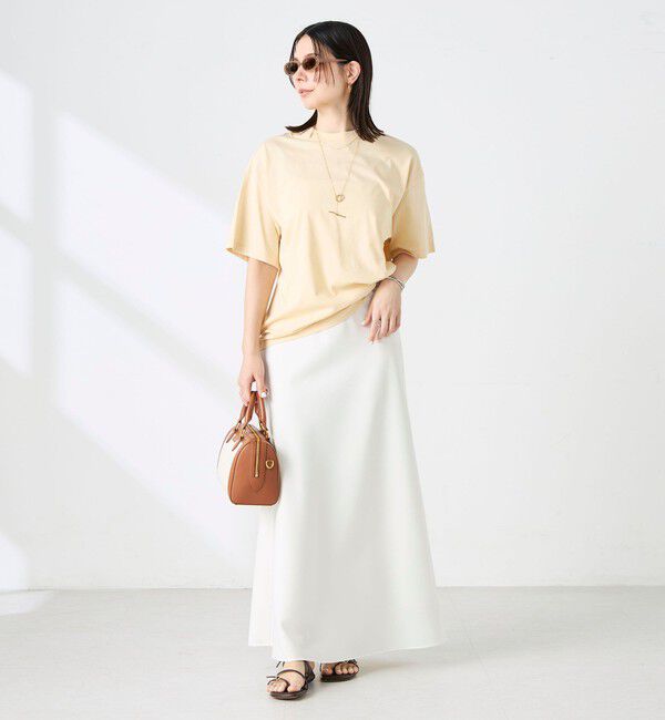 NOLLEY'S sophi「ウォッシャブル72/2超長綿オーバーサイズT」|Tシャツ・カットソー|