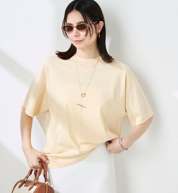 NOLLEY'S sophi「ウォッシャブル72/2超長綿オーバーサイズT」|Tシャツ・カットソー|