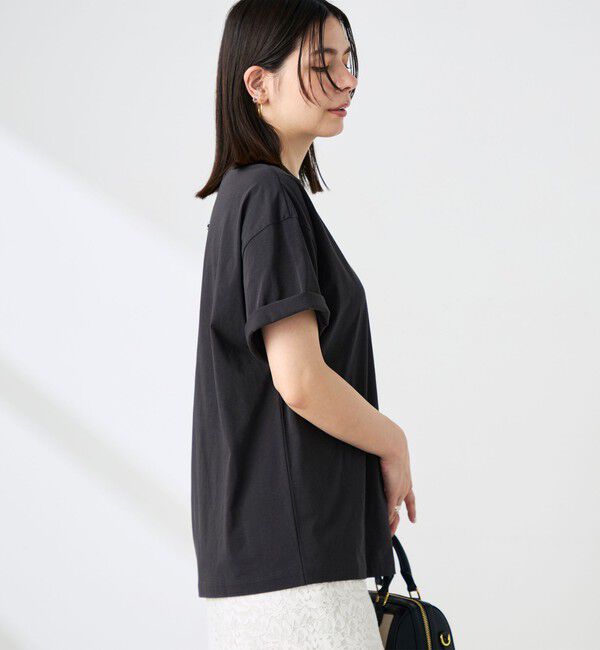 NOLLEY'S sophi「ウォッシャブル72/2超長綿オーバーサイズT」|Tシャツ・カットソー|