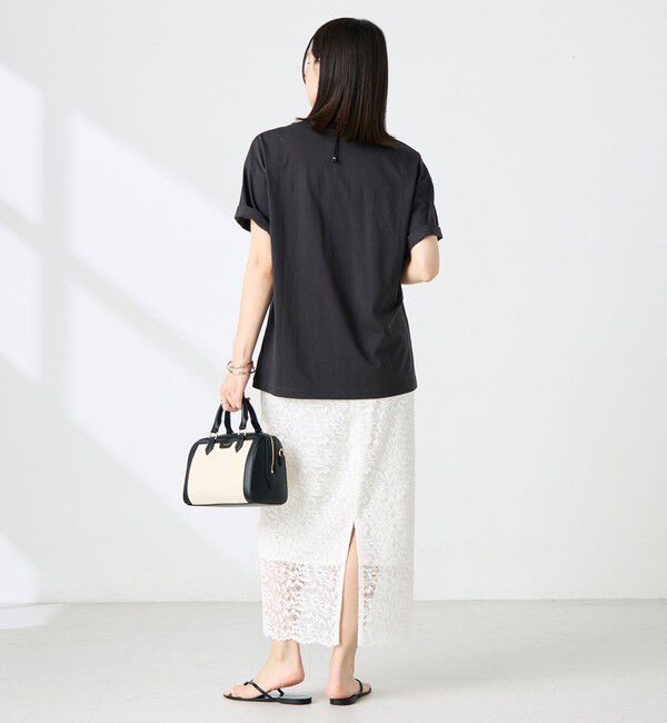 NOLLEY'S sophi「ウォッシャブル72/2超長綿オーバーサイズT」|Tシャツ・カットソー|