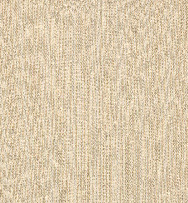 NOLLEY'S sophi「《手洗い可能》リブシアーオープンカラープルオーバー」|ニット・セーター|