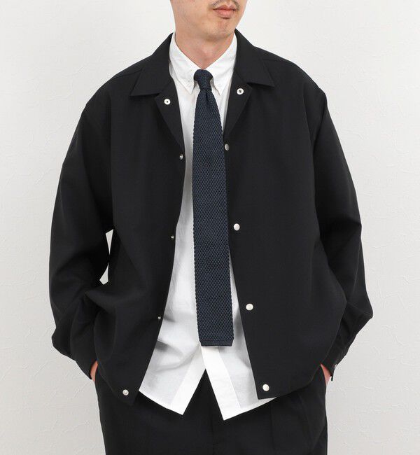NOLLEY'S goodman「《セットアップ対応》Reflax コーチジャケット 26SS」|ブルゾン・スタジャン|ブラック
