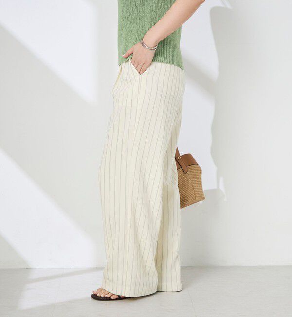 NOLLEY'S sophi「ウォッシャブルストライプタックパンツ」|その他|