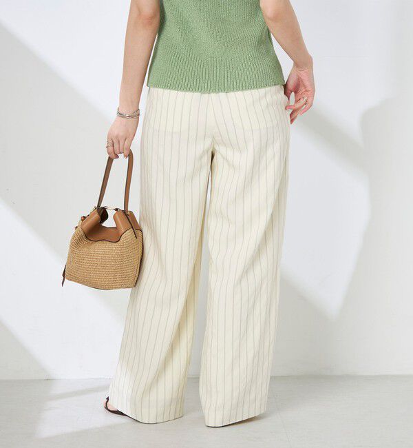 NOLLEY'S sophi「ウォッシャブルストライプタックパンツ」|その他|