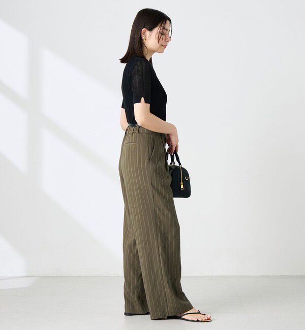 NOLLEY'S sophi「ウォッシャブルストライプタックパンツ」|その他|